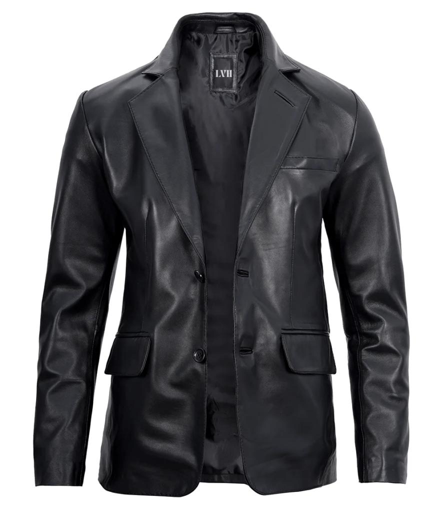 Blane Leather Jacket - Black