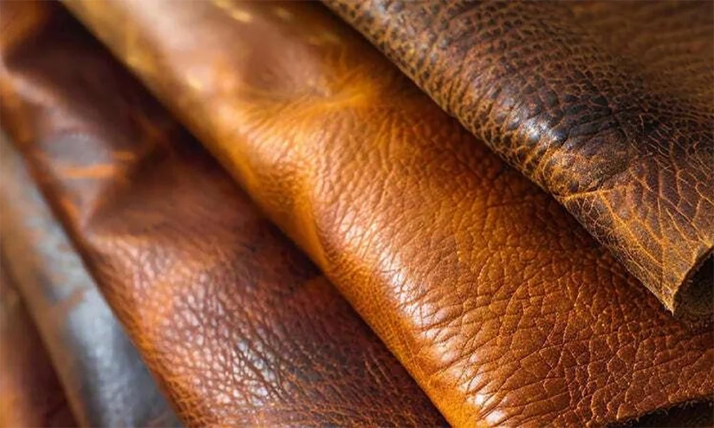 brown leather fabric textures