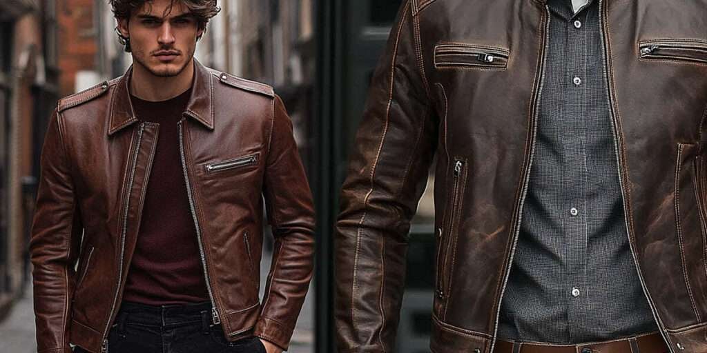 Brown jacket comparison image