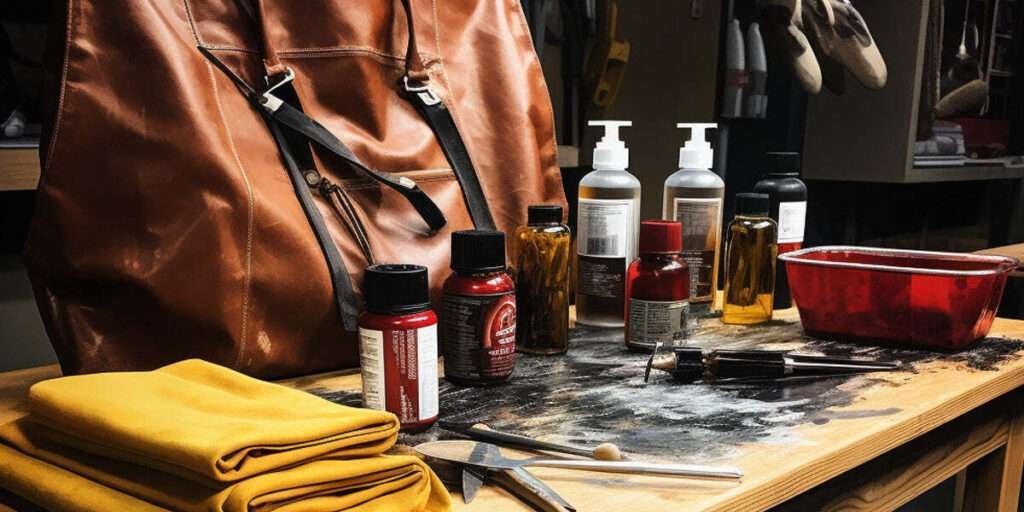 Leather dyeing supplies image