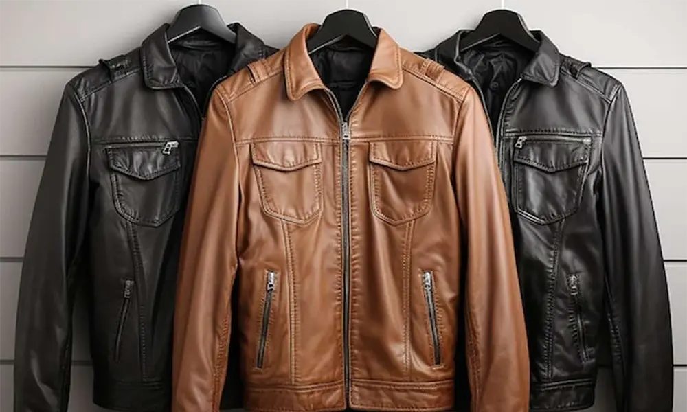 Black vs Brown Leather Jackets image